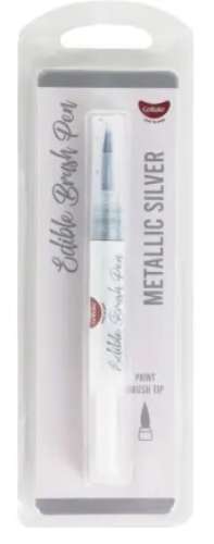 Edible Marker Pen - Metallic Silver